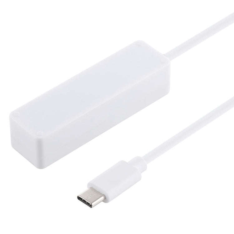 2 in 1 TF / SD Card Reader + 3 x USB 3.0 Ports to USB-C / Type-C HUB Converter, Cable Length: 26c...