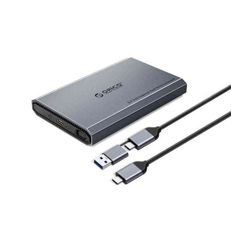 ORICO DD25 C3 2.5 inch Type-C to Type-C and USB Mechanical SSD Enclosure, Supported Capacity: 6TB...