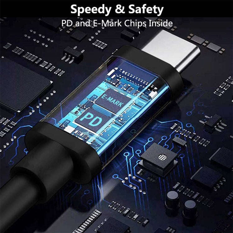 PD65W USB-C / Type-C Elbow to 5.5 x 2.5mm Laptop Power Charging Cable 1.5m (Black)