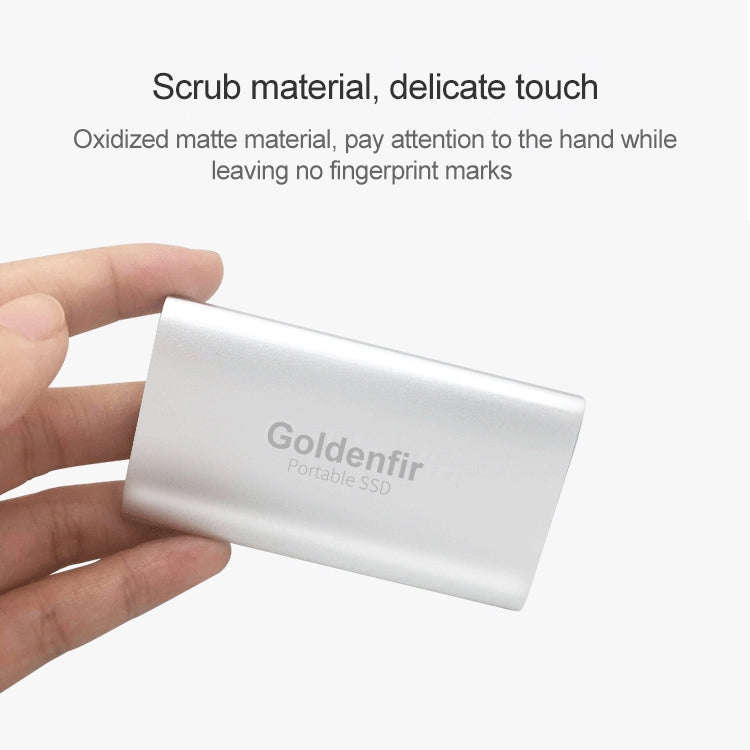 Goldenfir NGFF to Micro USB 3.0 Portable Solid State Drive, Capacity: 60GB(Silver)