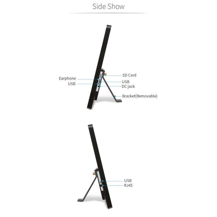 HSD3201 32 inch LCD Display Digital Photo Frame, 4GB+32GB, RK3576S Octa Core, Android 14