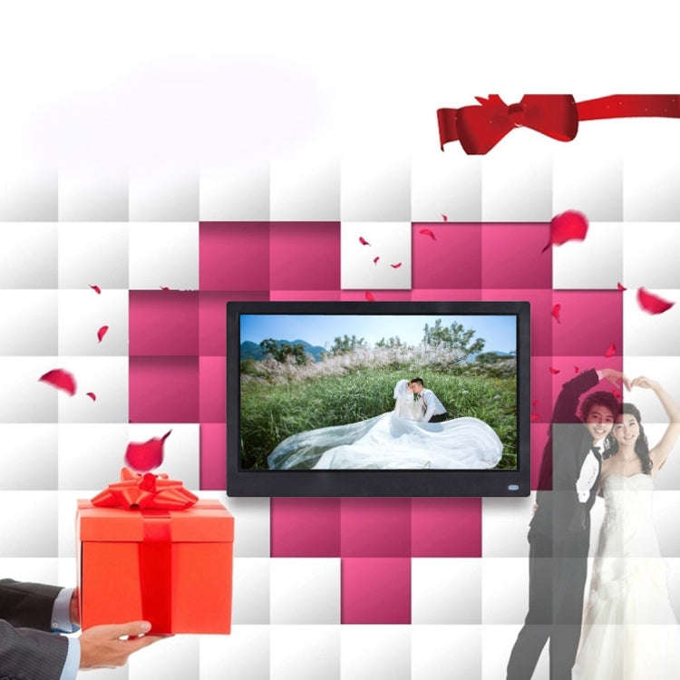 12.5 inch FHD LED Display Digital Photo Frame with Holder & Remote Control, MSTAR V56 Program, Su...