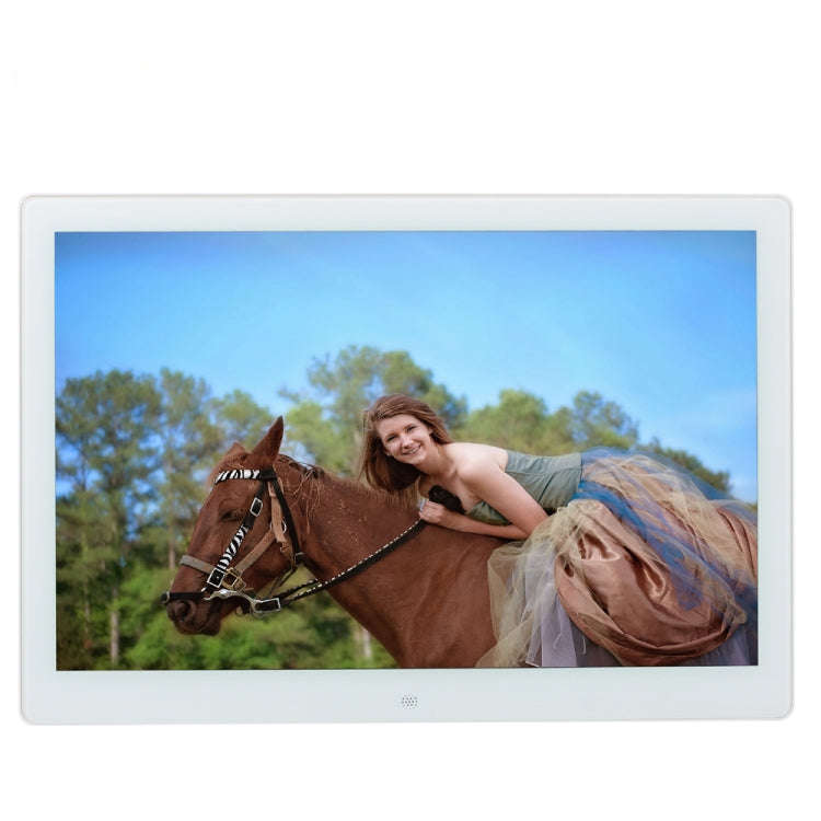 15-inch Digital Photo Frame Electronic Photo Frame Ultra-narrow Side Support 1080P Wall-mounted A...