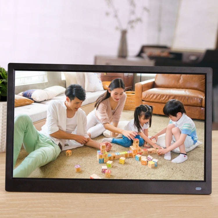 15.6 inch FHD LED Display Digital Photo Frame with Holder & Remote Control, MSTAR V53 Program, Su...