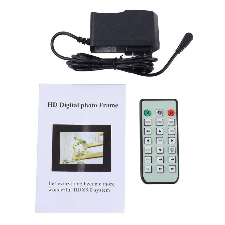 13.0 inch LED Display Digital Photo Frame with Holder / Remote Control, Allwinner, Support USB / ...
