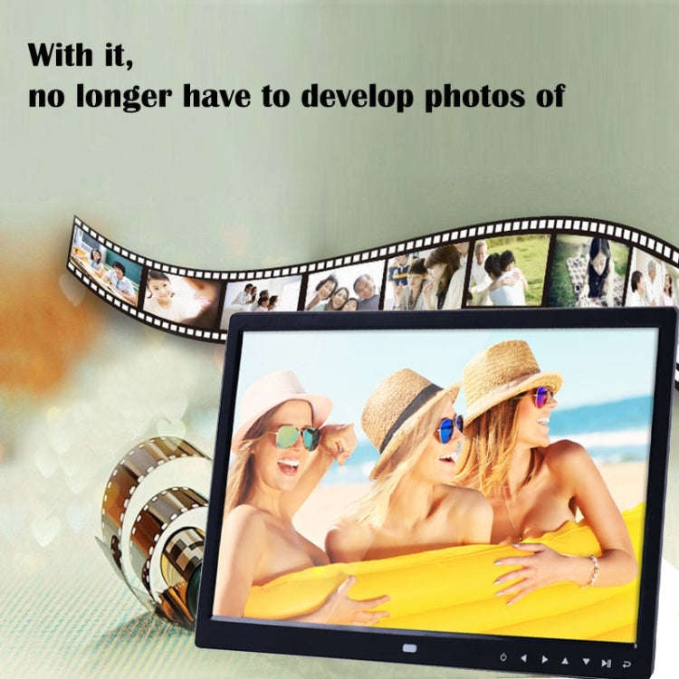 13.0 inch LED Display Digital Photo Frame with Holder / Remote Control, Allwinner, Support USB / ...