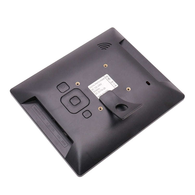 AC 100-240V 8 inch TFT Screen Digital Photo Frame with Holder & Remote Control, Support USB / SD ...