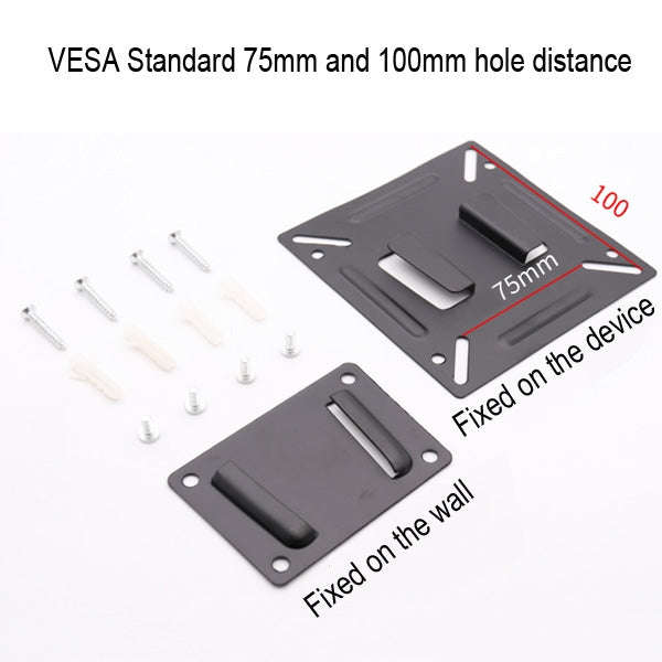 Universal Photo Frame Wall Mount Bracket, Support Below 18.5 inch LED LCD Flat Screen Monitor(Black)