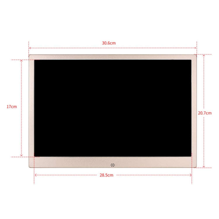 HSD1303 13.3 inch LED 1280x800 High Resolution Display Digital Photo Frame with Holder and Remote...