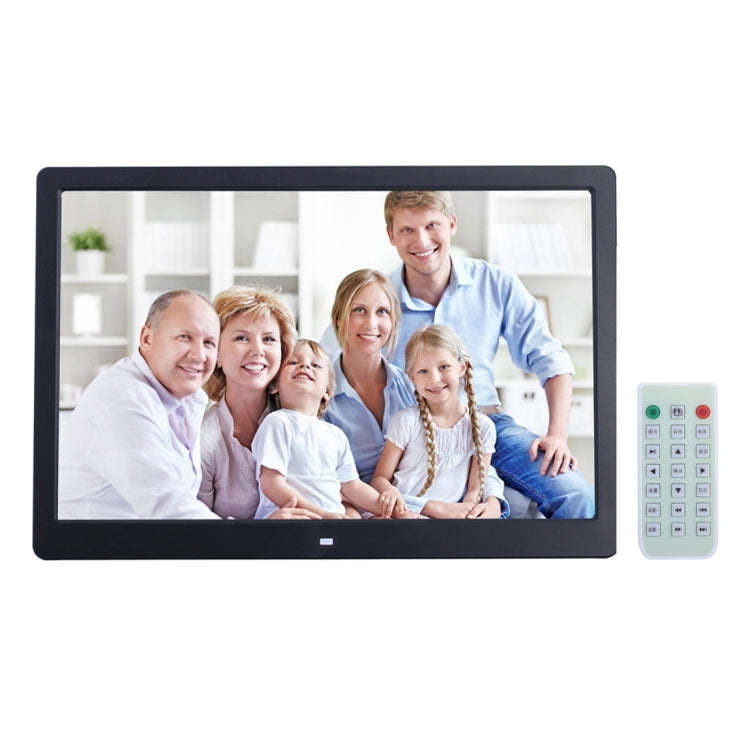 13 inch LED Display Digital Photo Frame with Holder & Remote Control, Allwinner F16, Support SD /...