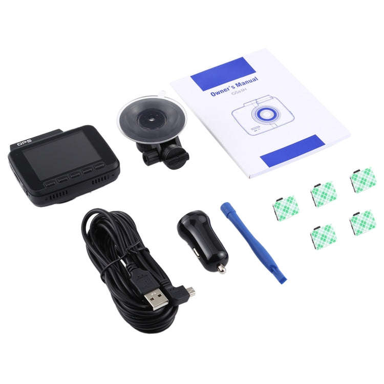 GS63H Car DVR Camera 2.4 inch LCD Screen HD 2880 x 2160P 150 Degree Wide Angle Viewing, Support M...