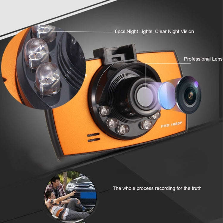 Generalplus 720P VGA 2.4 inch LCD Screen Display Car DVR Recorder, Support Loop Recording / Motio...