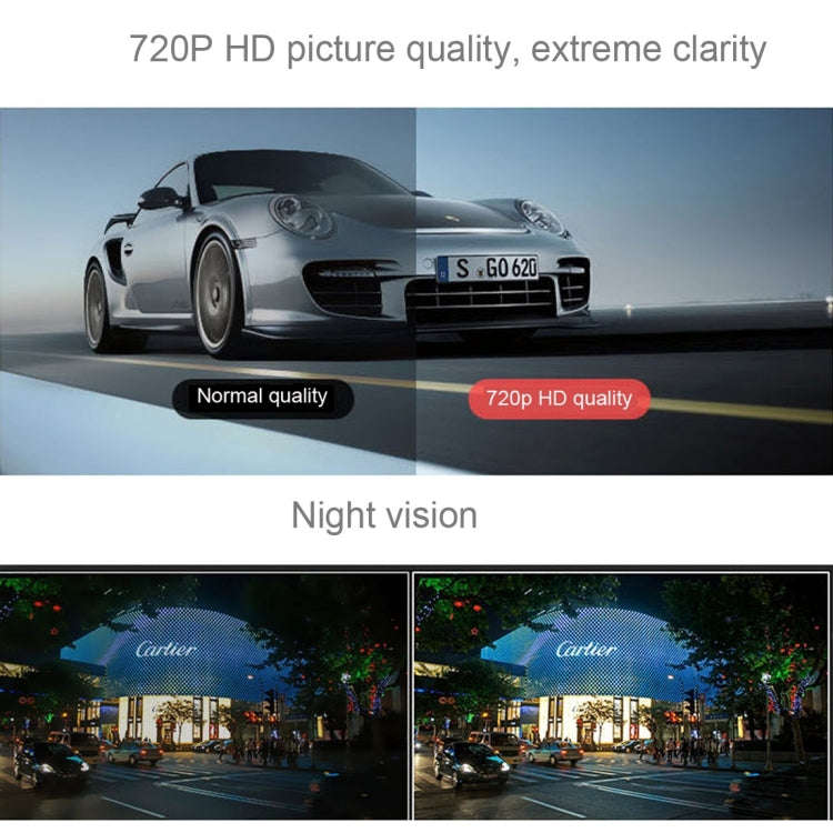 Generalplus 720P VGA 2.4 inch LCD Screen Display Car DVR Recorder, Support Loop Recording / Motio...