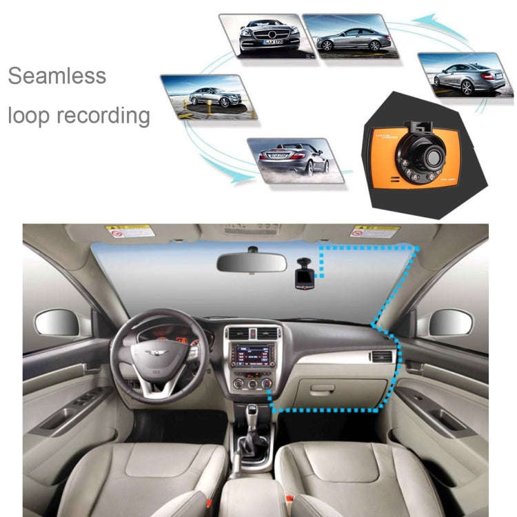 Generalplus 720P VGA 2.4 inch LCD Screen Display Car DVR Recorder, Support Loop Recording / Motio...