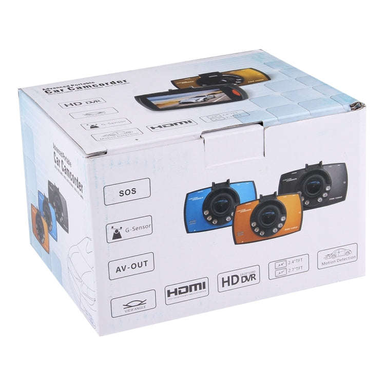 Car DVR Camera 2.7 inch LCD 480P 1.3MP Camera 120 Degree Wide Angle Viewing, Support Night Vision...