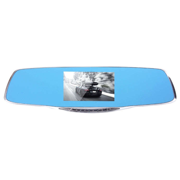 G835 HD 1080P 4.3 inch Screen Display Rearview Mirror Vehicle DVR, Generalplus 2248, 2 Cameras 17...