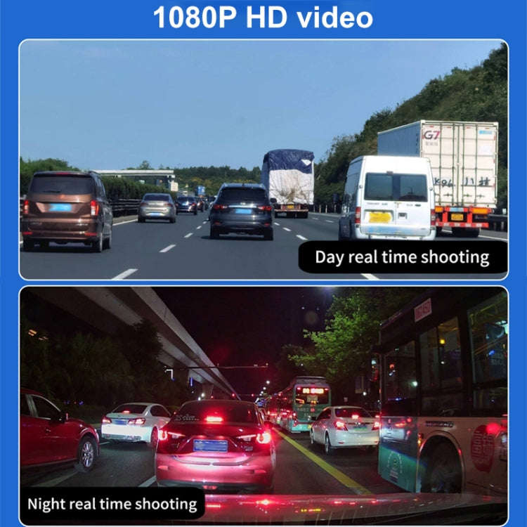 X12 1080P HD Panoramic Triple Recording WiFi Car Driving Recorder Support Mobile APP