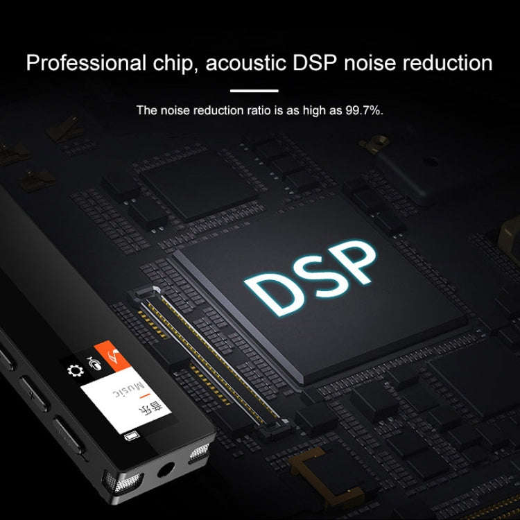 N3 16GB Noise Reduction Color Screen Mini MP3 Recorder(Black)