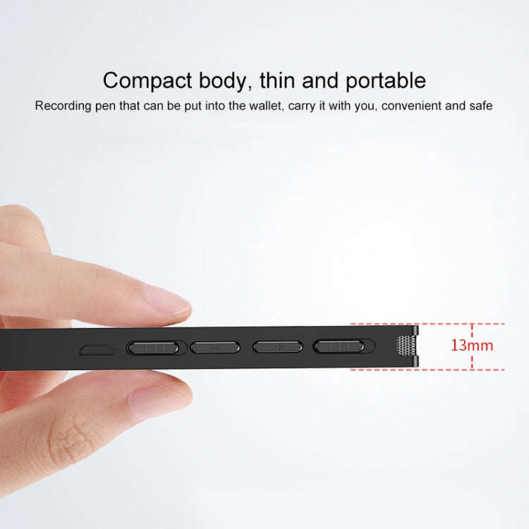 N3 16GB Noise Reduction Color Screen Mini MP3 Recorder(Black)