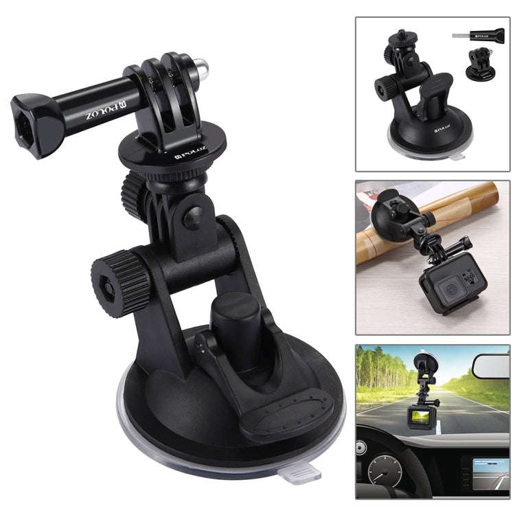 PULUZ 53 in 1 Accessories Total Ultimate Combo Kits with EVA Case (Chest Strap + Suction Cup Moun...