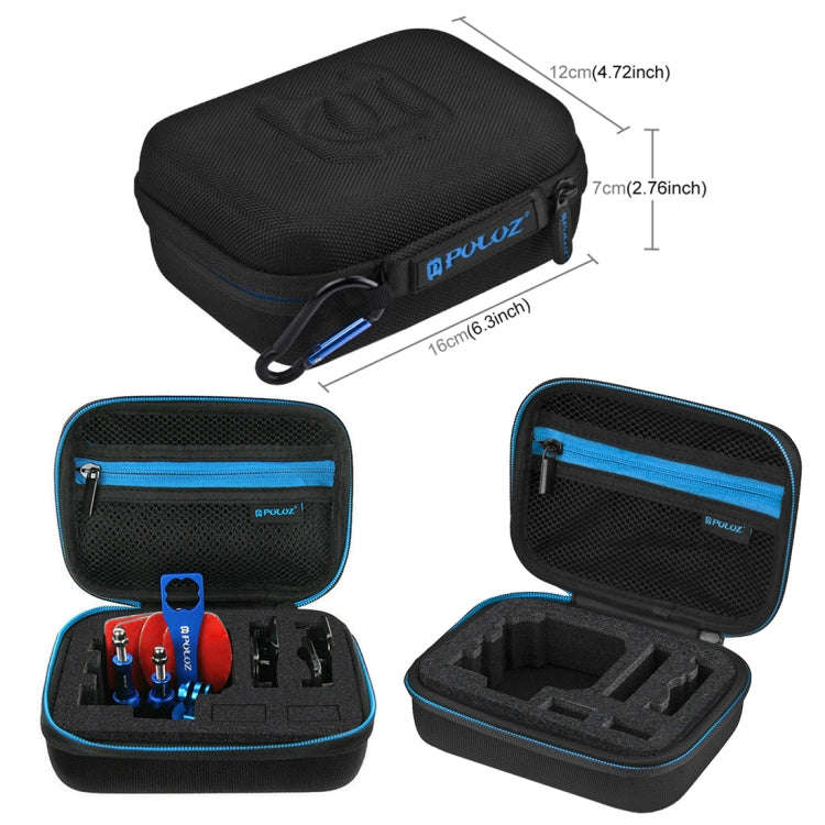 PULUZ 13 in 1 CNC Metal Accessories Combo Kits with EVA Case (Screws + Surface Mounts + Tripod Ad...