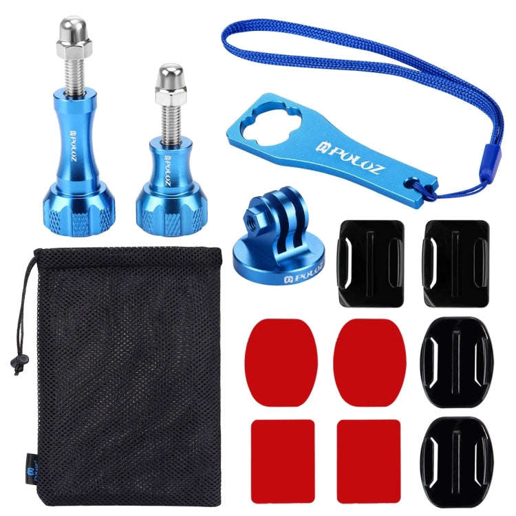 PULUZ 13 in 1 CNC Metal Accessories Combo Kits (Screws + Surface Mounts + Tripod Adapter + Storag...