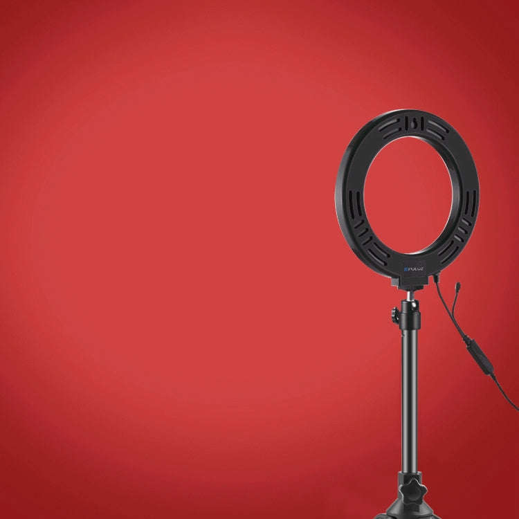 PULUZ 6.2 inch 16cm RGBW Light + Desktop Tripod Mount + USB Dimmable LED Ring Vlogging Photograph...