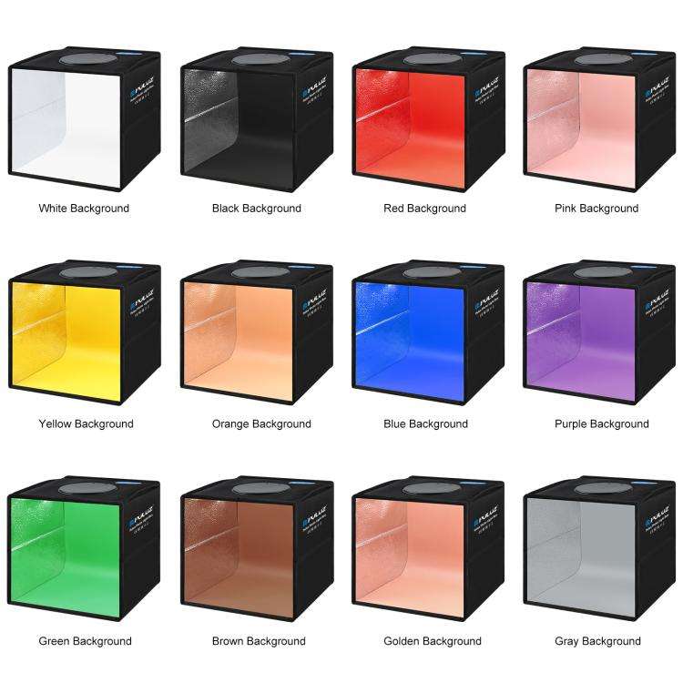 PULUZ 25cm Folding Portable High CRI Ring LED Photo Lighting Studio Tent Box + Shadowless Light L...
