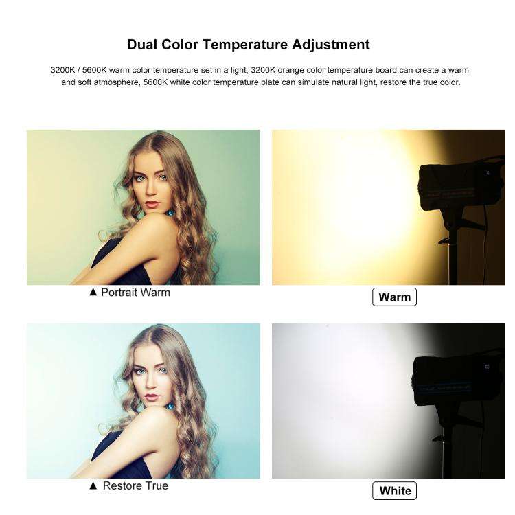 PULUZ 120W Photo Studio Strobe Flash Light Kit with Softbox Reflector & Tripod(EU Plug)