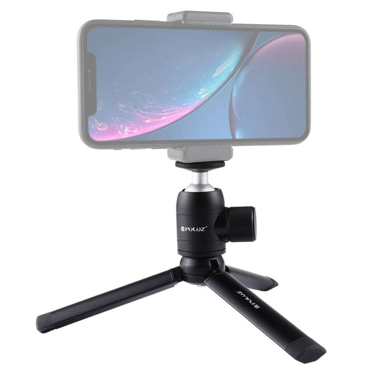 PULUZ Mini Pocket Metal Desktop Tripod Mount + Mini  Metal Ball Head with 1/4 inch Screw for DSLR...