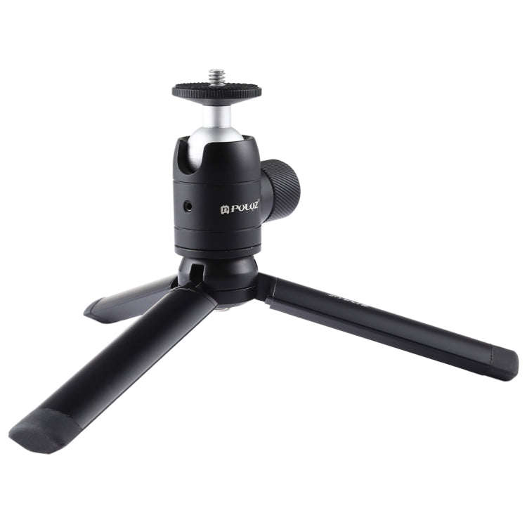 PULUZ Mini Pocket Metal Desktop Tripod Mount + Mini  Metal Ball Head with 1/4 inch Screw for DSLR...
