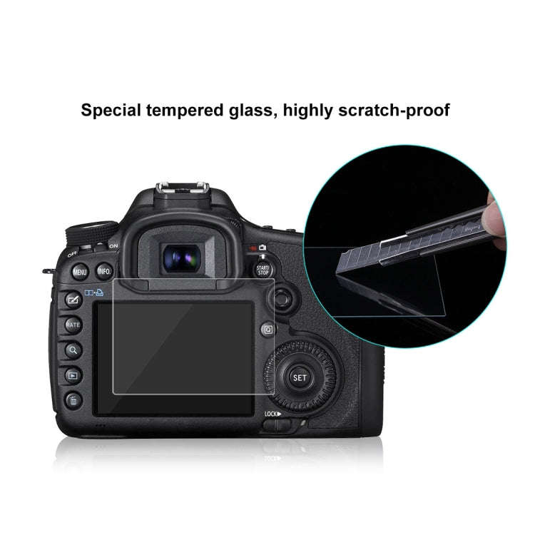 60 PCS PULUZ 2.5D Curved Edge 9H Surface Hardness Tempered Glass Screen Protector Kits for Canon ...