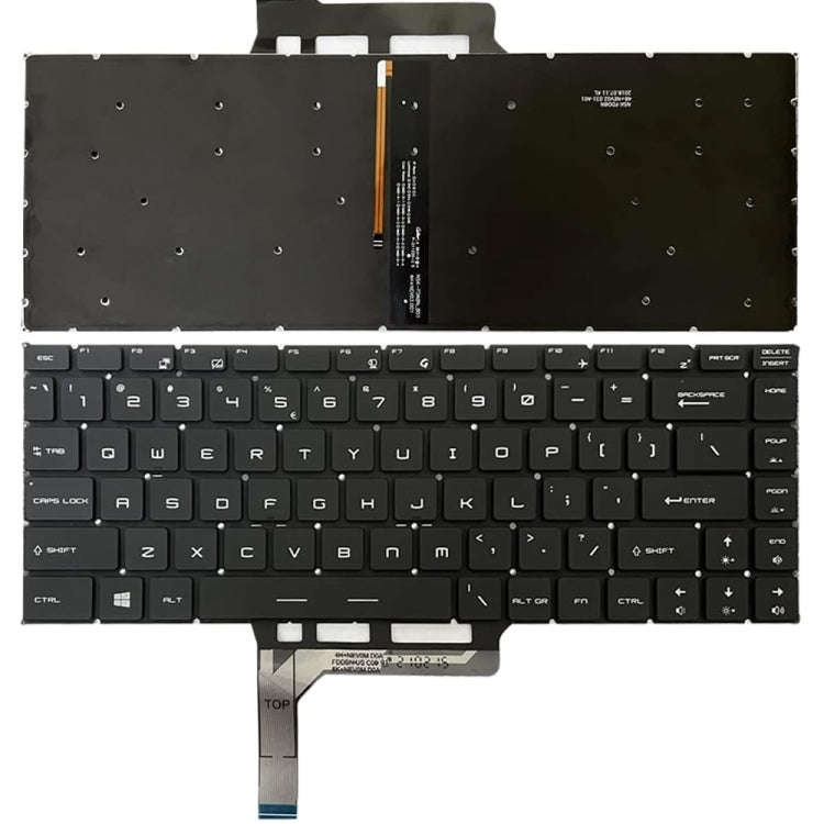 US Version Laptop Keyboard with Backlight for MSI GS65 / GS65VR / MS-16Q2 / Stealth 8SE /8SF / 8S...