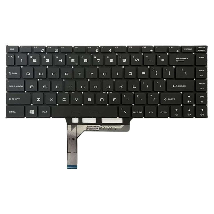 US Version Laptop Keyboard with Backlight for MSI GS65 / GS65VR / MS-16Q2 / Stealth 8SE /8SF / 8S...