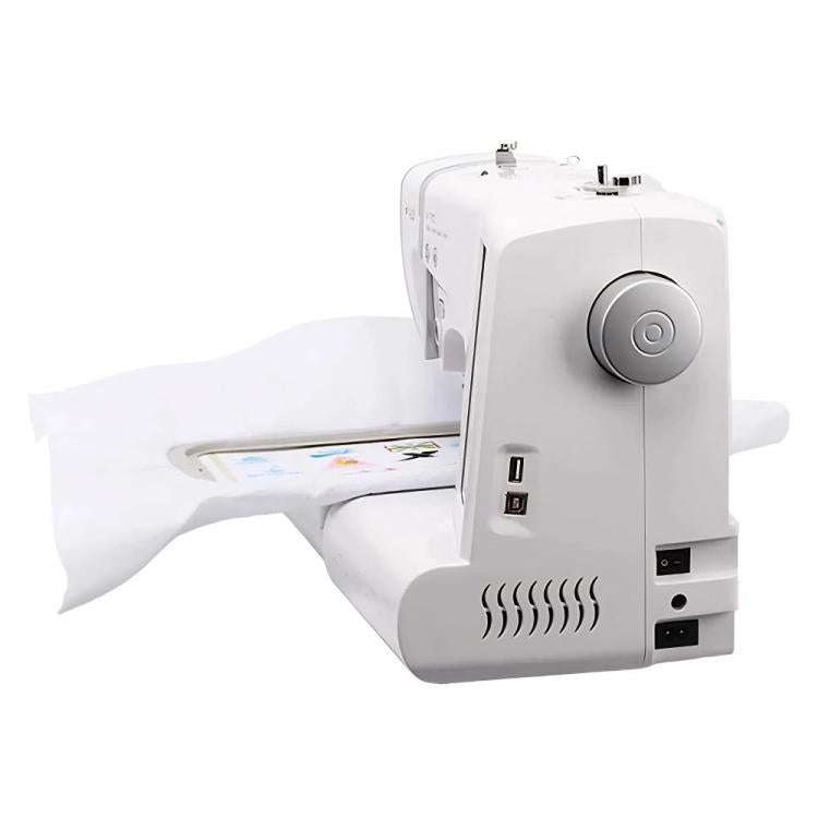 MRS-V700 Household Electric Embroidery Sewing Machine, EU Plug (White)