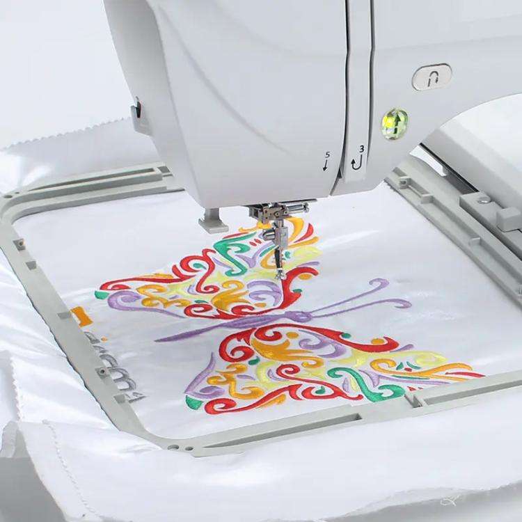 MRS-V700 Household Electric Embroidery Sewing Machine, EU Plug (White)