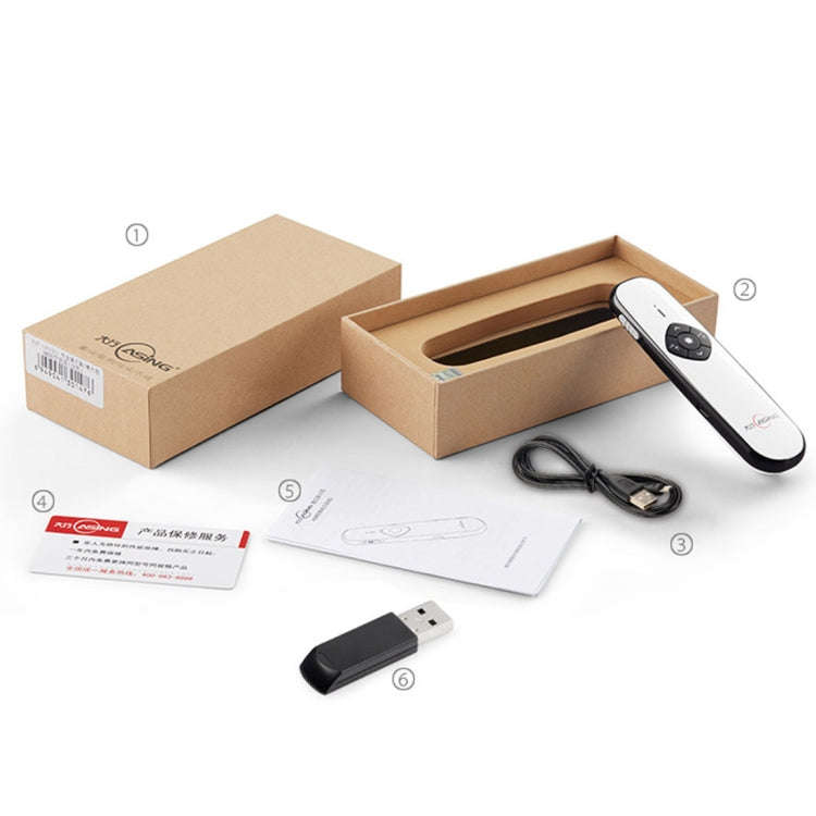 ASiNG A800 USB Charging 2.4GHz Wireless Presenter PowerPoint Clicker Representation Remote Contro...
