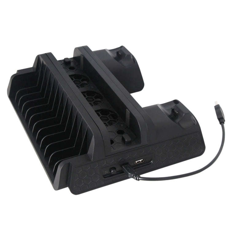 DOBE TP4-882 3 in 1 Game Console Cooling Fan + Game Storage Slots + Game Controller Charging Dock...