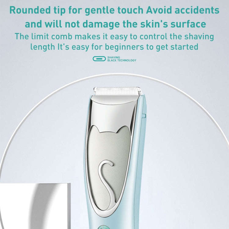 VGR V-203 Professional Pet Barber Electric Hair Clipper (Blue)