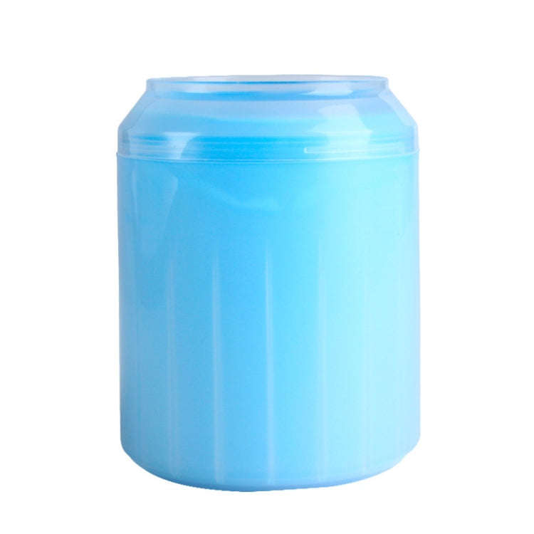 Pet Cat Dog Foot Clean Cup Cleaning Tool Silicone Washing Cup, Size: Large (Blue)