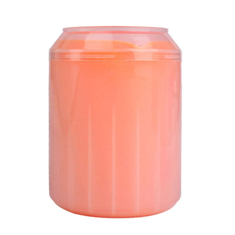 Pet Cat Dog Foot Clean Cup Cleaning Tool Silicone Washing Cup, Size: Small (Orange)