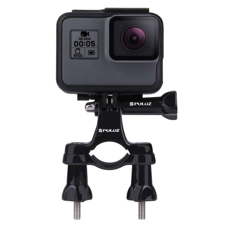 PULUZ Universal Bike Motorcycle Handlebar Mount with Screw for PULUZ Action Sports Cameras Jaws F...