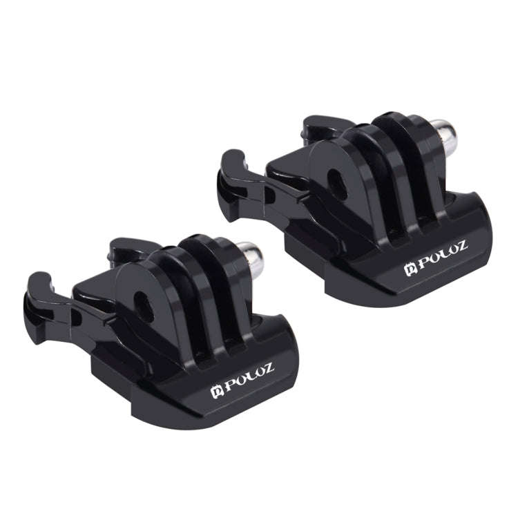 2 PCS PULUZ Horizontal Surface Quick Release Buckle for GoPro, Insta360, DJI and Other Action Cam...