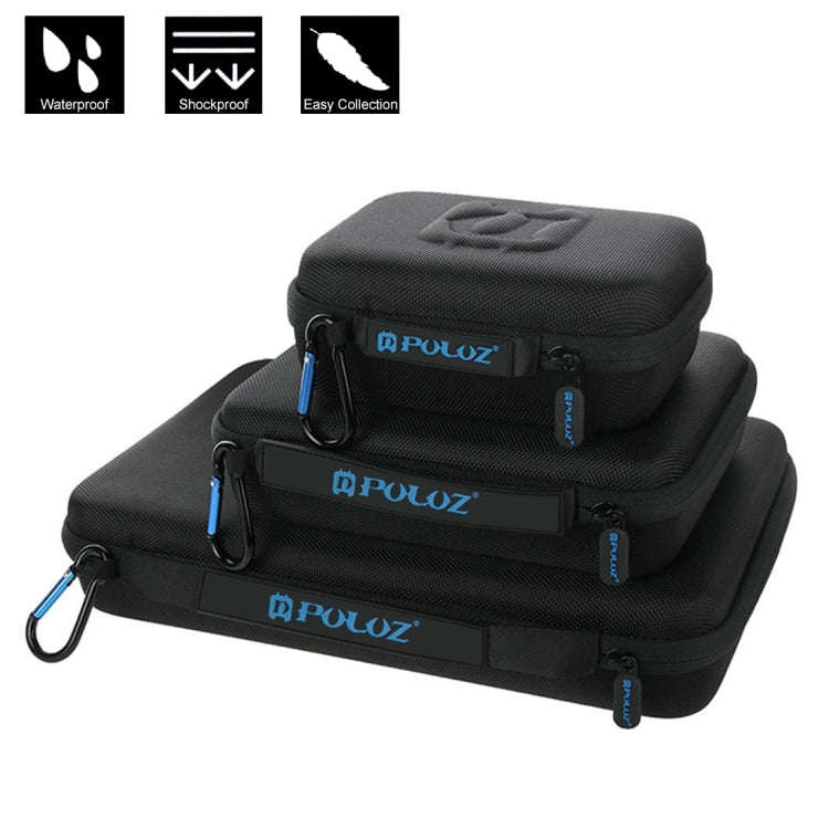 PULUZ Waterproof Carrying and Travel Case for for GoPro, Insta360, DJI and Other Action Cameras A...