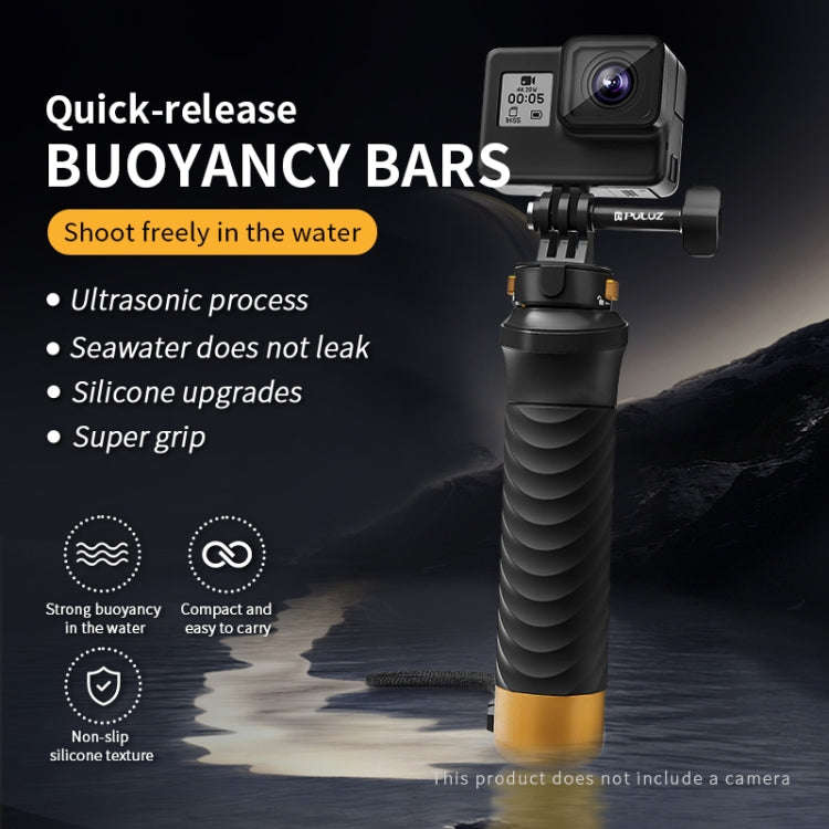 PULUZ Quick Release Floating Handle Hand Grip (Black)