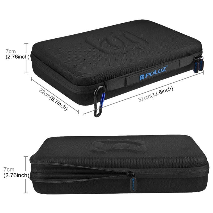 PULUZ Waterproof Carrying and Travel Case for GoPro, Insta360, DJI and Other Action Cameras Acces...