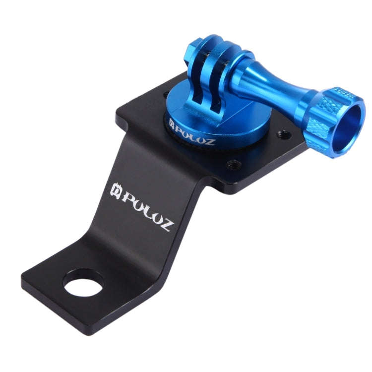 PULUZ Aluminum Alloy Motorcycle Fixed Holder Mount with Tripod Adapter & Screw for GoPro, Insta36...