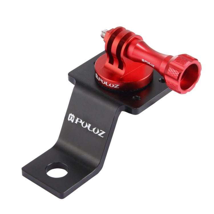 PULUZ Aluminum Alloy Motorcycle Fixed Holder Mount with Tripod Adapter & Screw for GoPro, Insta36...