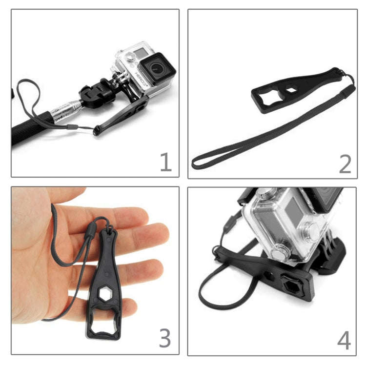 PULUZ Plastic Thumbscrew Wrench Spanner with Lanyard for GoPro, Insta360, DJI and Other Action Ca...