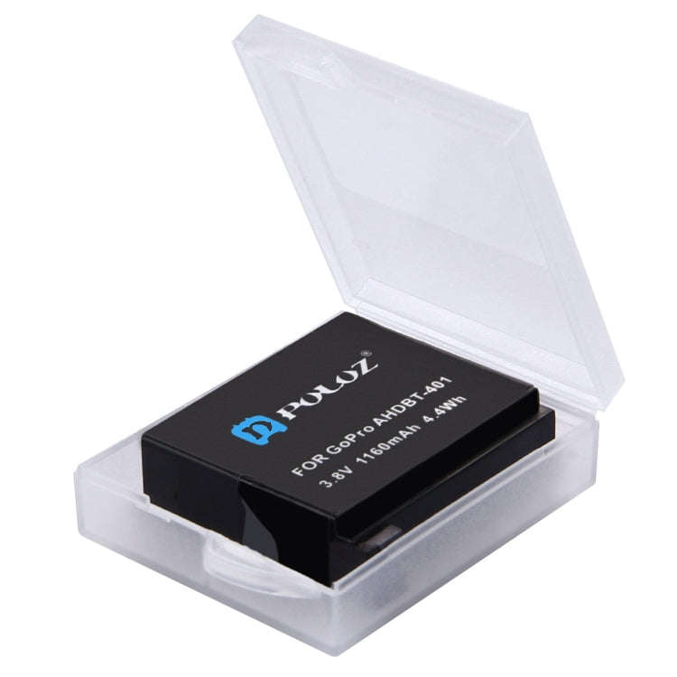 PULUZ Hard Plastic Transparent Battery Storage Box (for GoPro HERO4 Battery)